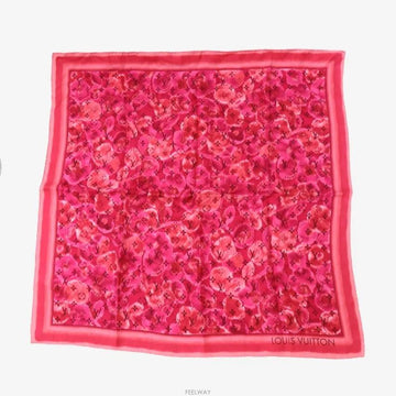 LOUIS VUITTON Kirschblütenmuster Schal Hot Pink 9328155615 157665785 [P]