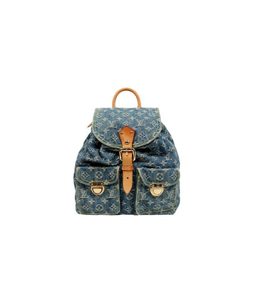 LOUIS VUITTON Denim Monogram Backpack 64702 159260625 [P]