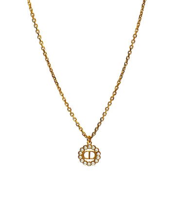 DIOR Kleine CD Kreis Goldhalskette 66584 159260631 [P]