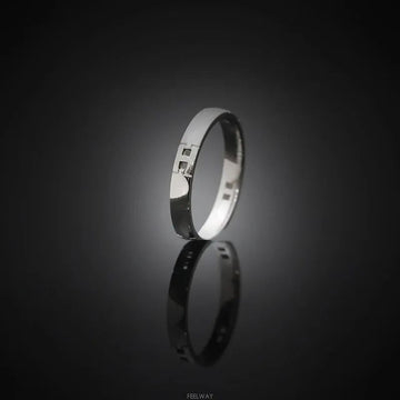 HERMES 18k Herakles Ring 61 Größe 3,3 mm 7247753350 76033472 [P]