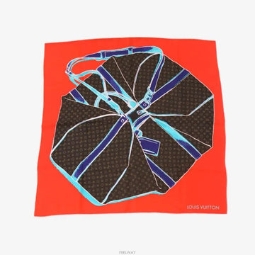 LOUIS VUITTON Trunk Bandana Schal Rot 9328319673 157665782 [P]