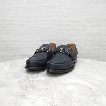 Louis Vuitton Black Leather Major Loafers 157845895 [P]
