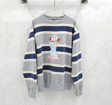 Dior Striped Bear Logo Sweatshirt 493J694A0943 150397185 [P]