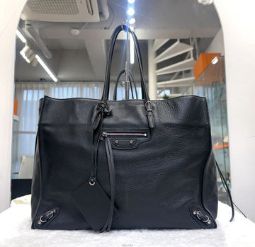 Balenciaga A4 Side Zip Tote Bag Black 357331J081202 159290562 [P]