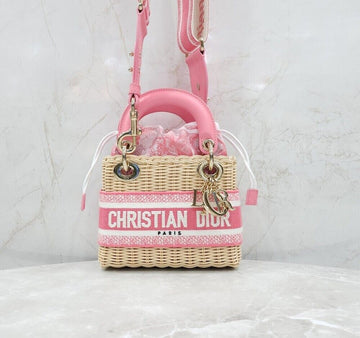 Dior Riviera Rafia Lady Bag Mini M0505OIFI03IU 155942218 [P]