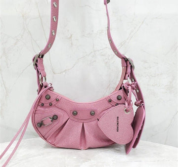 Balenciaga XS Pink Le Caol Shoulder Bag 671309 146769806 [P]
