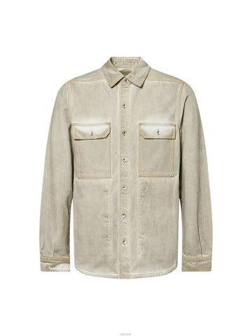 Rick Owens Sand Washed Denim Outer Shirt 159297706 [P]