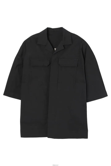 RICK OWENS MAGNUM TOMMY シャツ ブラック RU01E5298 TE 09 131113265 [P]