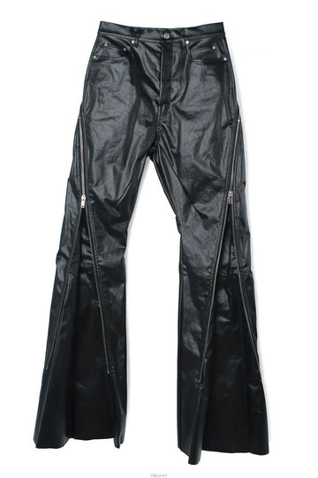 Rick Owens Stretch Denim Coated Jeans Black RU01D3343 SCT 09 77455650 [P]