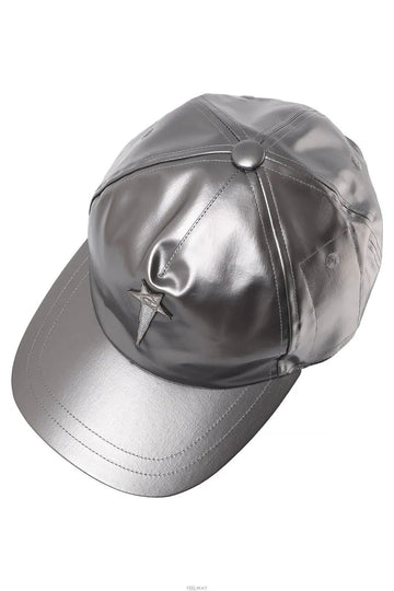 Rick Owens Championship Nylon Baseball Cap Silver CM01D5793 88924477 [P]
