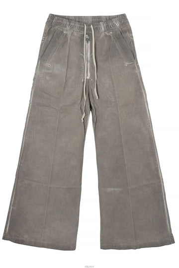 Rick Owens GEHT BELAS Foil-Coated Denim Wide Pants DU02D2378 DCF 34 115072447 [P]