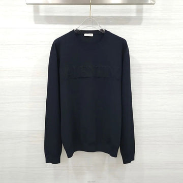 Valentino Logo Embossed Knit Black 159303274 [P]
