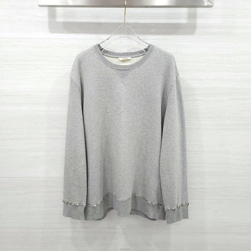 Valentino Gray Rockstud Sweatshirt V3F03U3TV 159303382 [P]