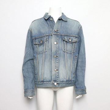 Balenciaga Denim Jacket with Logo Embroidery 557351 159303388 [P]