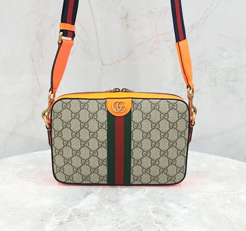 GUCCI GG Ophidia Dreistreifen Crossbody Tasche 699439 129025463 [P]