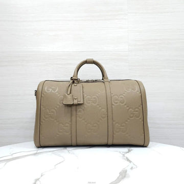 Gucci New Jumbo GG Small Leather Duffel Bag Top Boston Bag 725282 159304133 [P]