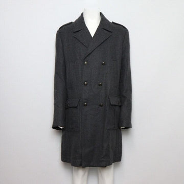 Balmain Gray Wool Men's Double Coat aa65833 159304205 [P]