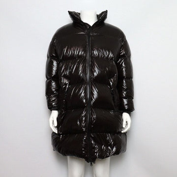 Bottega Veneta Dark Brown Glossy Back Zip Detail Hooded Long Padded Jacket 669353 159304209 [P]