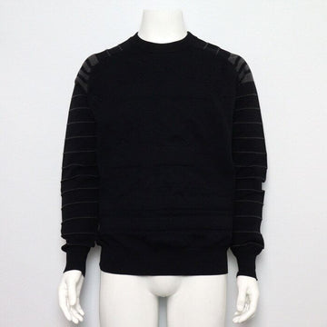 Givenchy Black Cotton Embossed American Dream Men's Knit T-Shirt 7602 523 159305922 [P]
