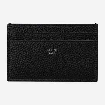 CELINE Kartenetui aus Kalfleder in Schwarz 159310135 [P]