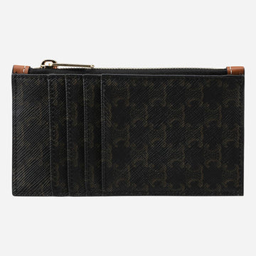 Celine Trio Zip Card Wallet Tan 10B682CAM 04LU 159310177 [P]