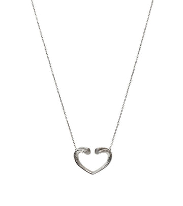 TIFFANY & CO Tenderness Herz Silber Halskette 66863 159338076 [P]
