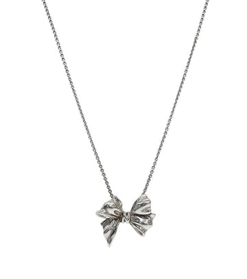 Tiffany & Co Ribbon Silver Necklace 66858 159338596 [P]