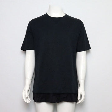 Dior Black Oblique Trotter Silk Layered Short Sleeve T-Shirt 143J647A0677 159366988 [P]