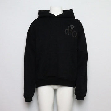 DIOR 313J653A0807 ブラック コットン フラワーロゴ メンズ スウェット フーディ Tシャツ aa65824 159368435 [P]