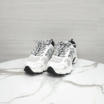DIOR クロノ スニーカー ホワイト ブラック KCK414TRM 159422176 [P]