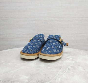 LOUIS VUITTON デニム モノグラム コジ ミュール スリッパ 156599685 [P]