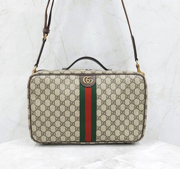 Gucci GG Ophidia Canvas Stripe Travel Bag 752587 142341582 [P]