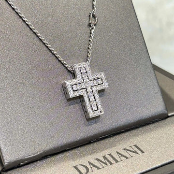 Damiani White Gold Belle Époque Medium Diamond Necklace 20073457J081201 159381271 [P]