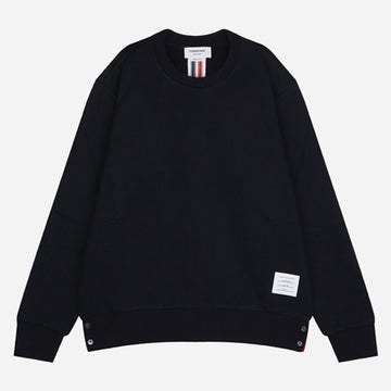 THOM BROWNE ストライプスウェットシャツネイビーMJT085A03377415 159385346 [P]