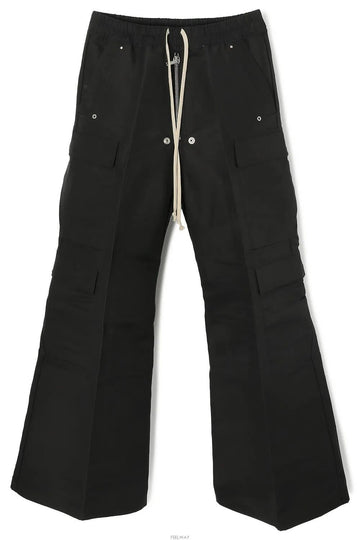 Rick Owens Cargo Wide Pants Black RU01E5339 FH 09 131113217 [P]