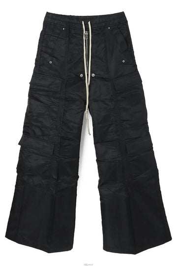 RICK OWENS ジャンボ DRKSHDW ダブルカーゴ JUMBO BELAS ブラック ナイロン DU01D1398 BR 09 75776445 [P]