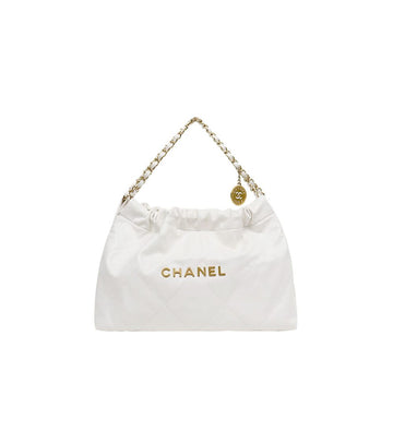 CHANEL ホワイト イーストウエスト 22バッグ 65602 159405161 [P]