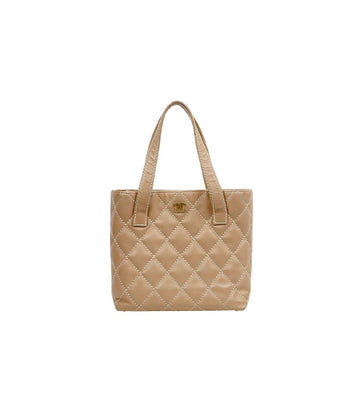 CHANEL ベージュ ワイルドステッチ トートバッグ 63472 159406267 [P]