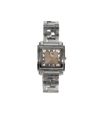 Fendi 30mm Quadrato Steel Quartz Watch 61730 157875296 [P]