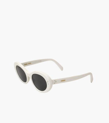 Celine White Cat Eye Sunglasses 23443 155525386 [P]