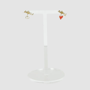 Dior Lettering Charm Earrings 15078 159407212 [P]