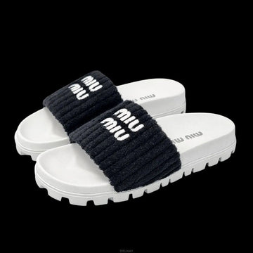 Miu Miu Terry Slippers 9628874585 159416108 [P]
