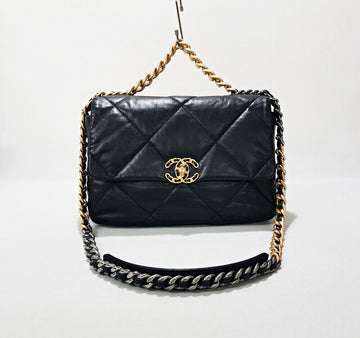 CHANEL 19 Flap Bag Large Goat Skin 153158246 [P]