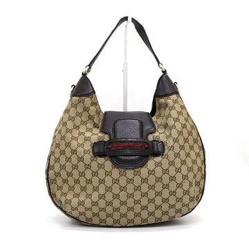 GUCCI 296851 GG-Logo Canvas Hobo Tote Bag 159418931 [P]