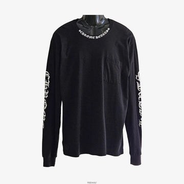 Chrome Hearts Neck Script Logo Long Sleeve XL Black 159421943 [P]