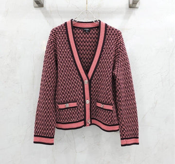 CHANEL Vネック 2ポケット カシミア カーディガン P75413 152831241 [P]