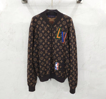 LOUIS VUITTON NBA モノグラム ニット ブルゾン ジャケット 1A8WYN 155927643 [P]
