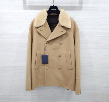 LOUIS VUITTON Doppelt-knopf Peacoat mit Scherenkragen 1AFJKR 156565452 [P]