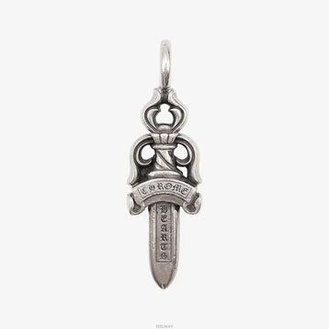 Chrome Hearts Double Dagger Pendant Silver 6Y7SGTEZ 159422441 [P]