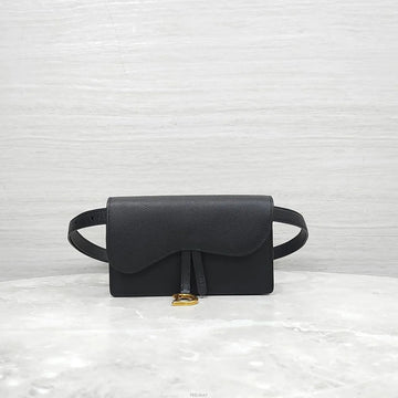 Dior Black Saddle Pouch Belt Bag S5619CBAA 157846236 [P]